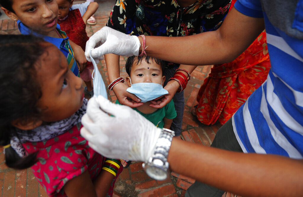 APTOPIX Virus Outbreak Nepal Festival